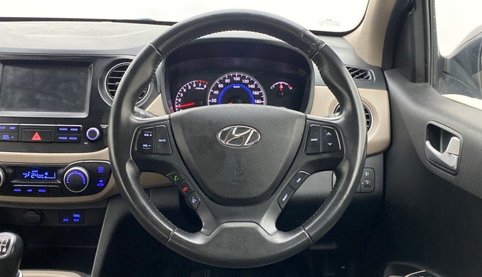 2017 Hyundai Grand i10 ASTA 1.2 KAPPA VTVT, Petrol, Manual, 54,227 km, Steering Wheel Close Up