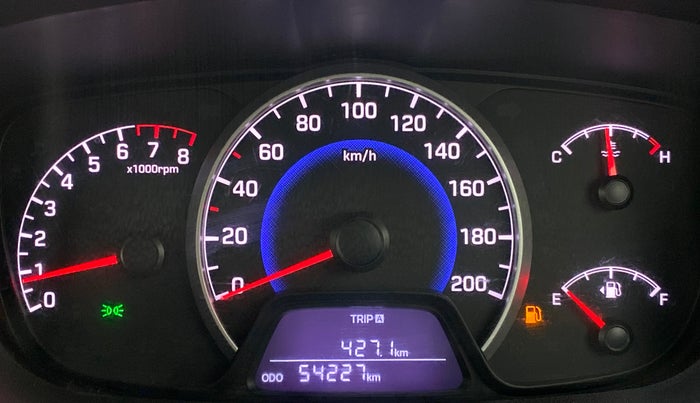 2017 Hyundai Grand i10 ASTA 1.2 KAPPA VTVT, Petrol, Manual, 54,227 km, Odometer Image