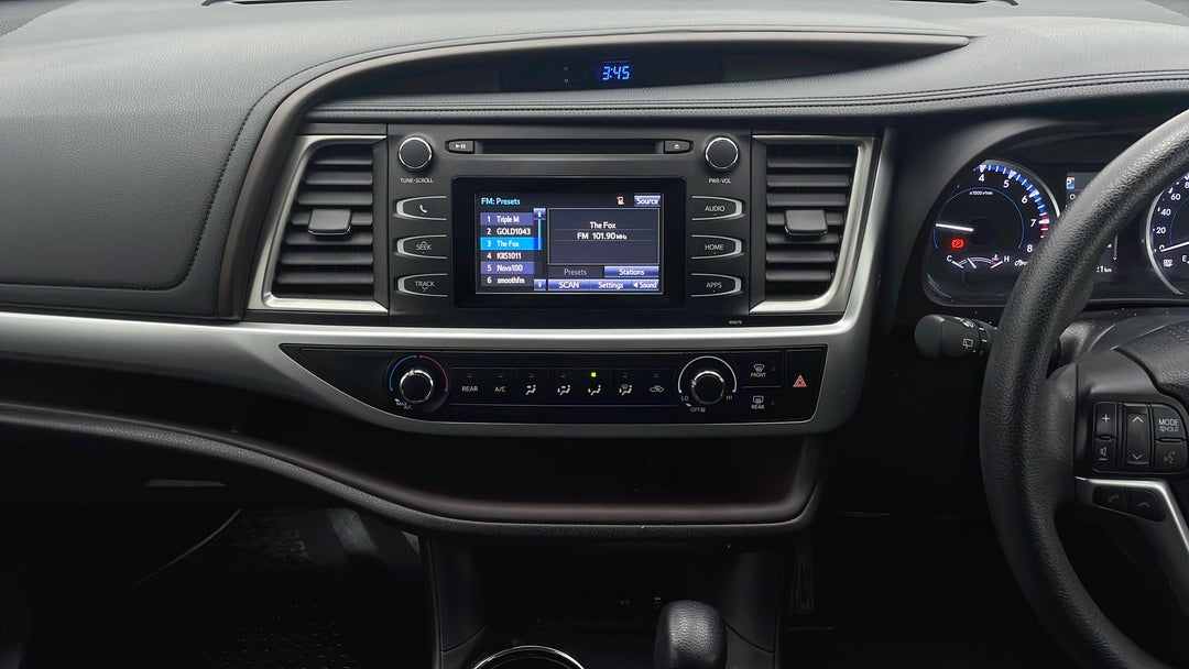 2016 Toyota Kluger Gx (4x2), Automatic, 102421 km, Center Console