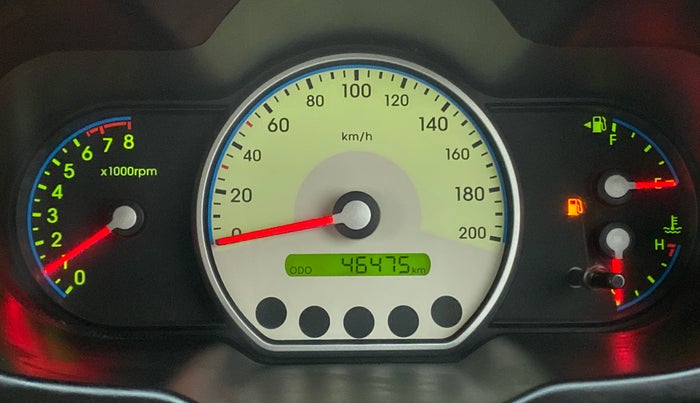 2010 Hyundai i10 MAGNA 1.2, Petrol, Manual, 47,037 km, Odometer Image