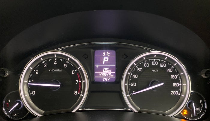 2014 Maruti Ciaz ZXI AMT, Petrol, Automatic, 43,773 km, Odometer Image