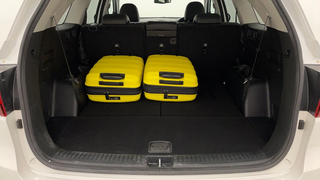 Boot Inside View with Luggage