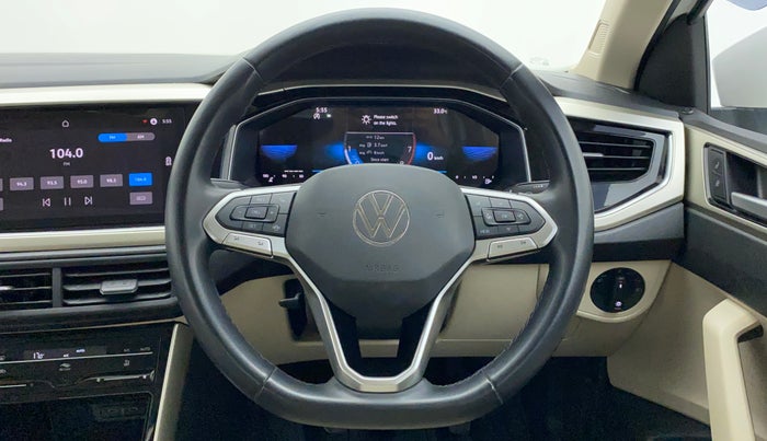 2022 Volkswagen VIRTUS TOPLINE TSI 1.0 MT, Petrol, Manual, 14,585 km, Steering Wheel Close Up