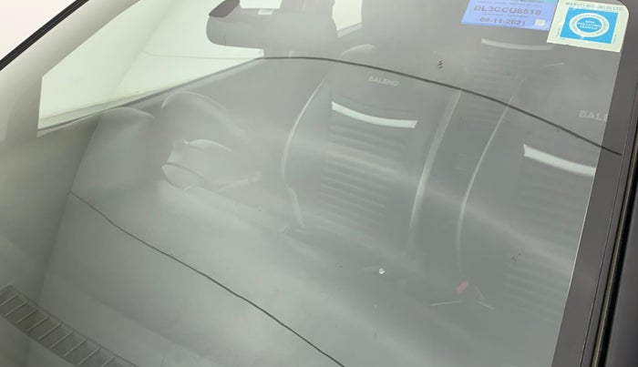 2021 Maruti Baleno DELTA PETROL 1.2, Petrol, Manual, 20,381 km, Front windshield - Minor spot on windshield