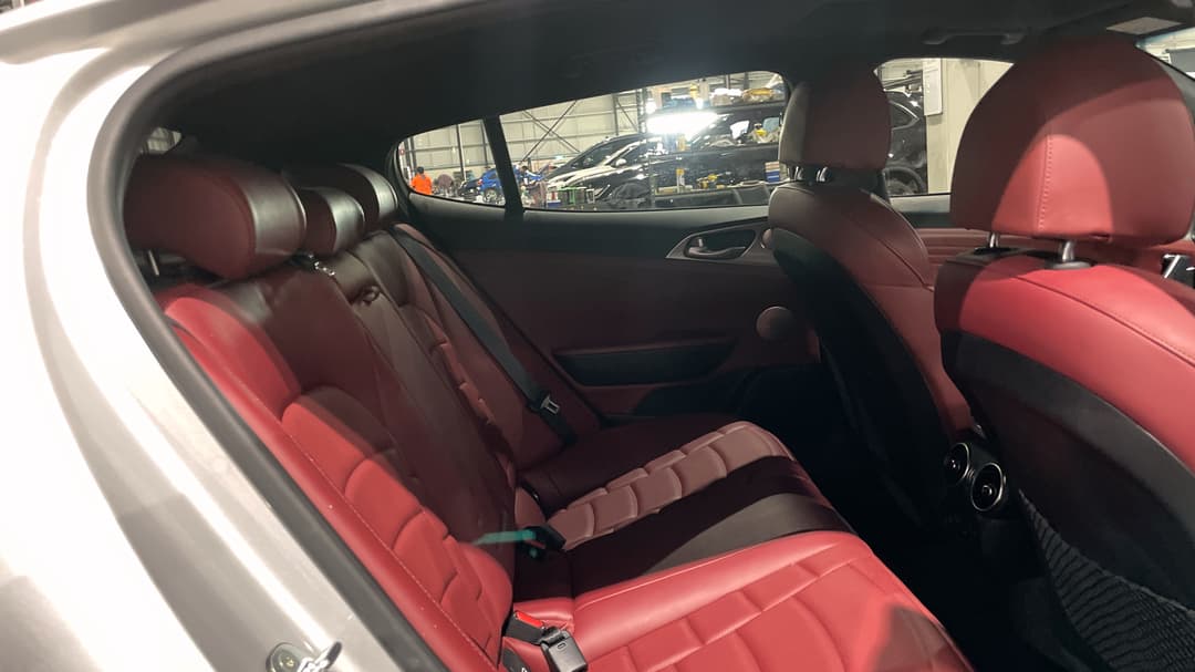 2021 Kia Stinger Gt (red Leather), Automatic, 81092 km, Right Side Rear Door Cabin View