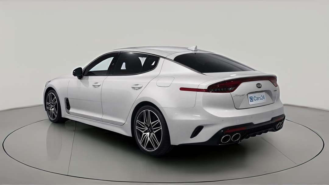 2021 Kia Stinger Gt (red Leather), Automatic, 81092 km, Left Back Diagonal (45- Degree) View