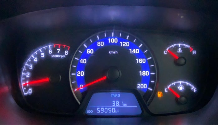 2015 Hyundai Xcent SX 1.2, CNG, Manual, 59,007 km, Odometer Image