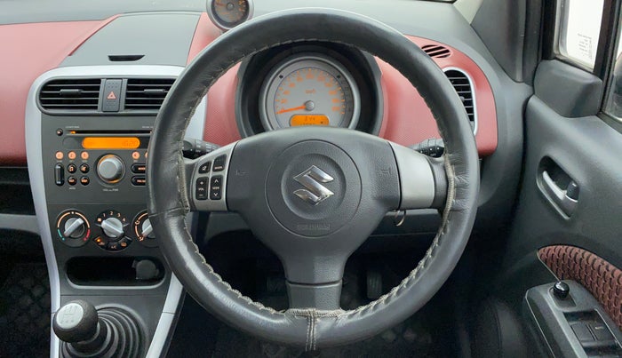2013 Maruti Ritz ZXI, Petrol, Manual, 14,047 km, Steering Wheel Close Up