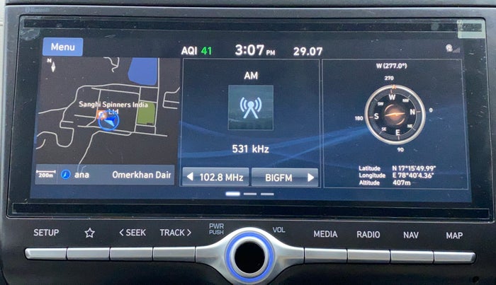 2020 Hyundai Creta 1.5 SX (O) AT, Petrol, Automatic, 11,889 km, Touchscreen Infotainment System