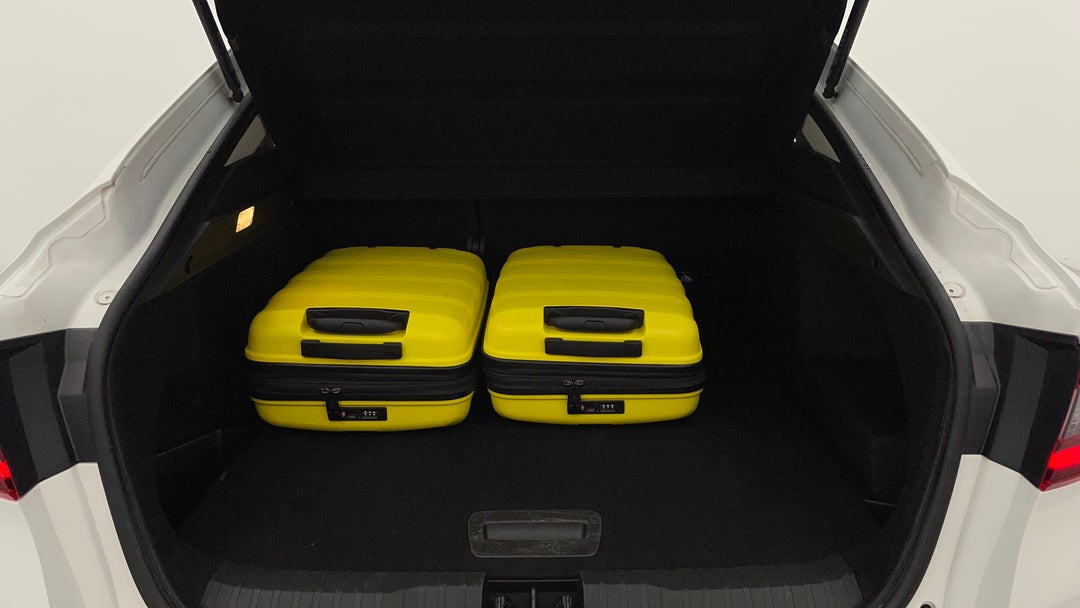 Boot Inside View with Luggage