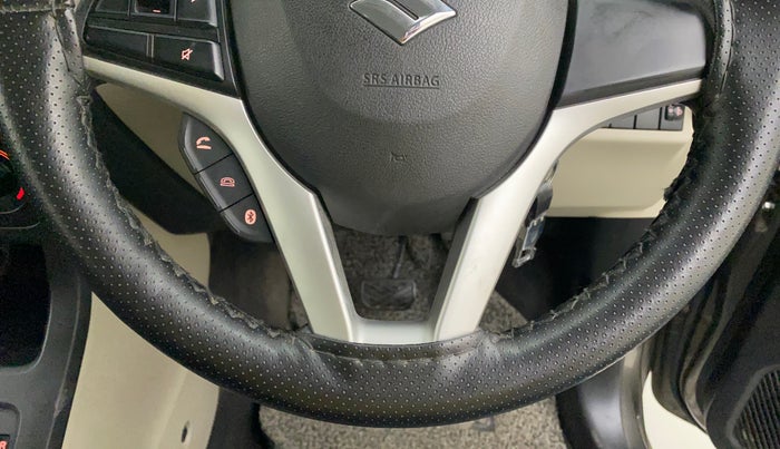 2019 Maruti New Wagon-R VXI 1.2 AMT, Petrol, Automatic, 12,716 km, Steering wheel - Steering cover is minor torn