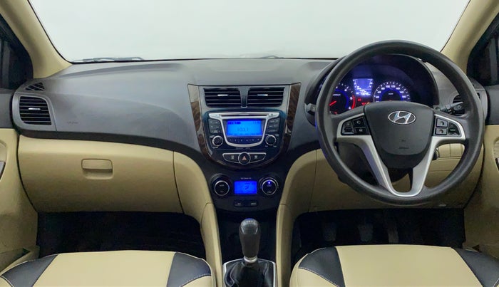 2014 Hyundai Verna FLUIDIC 1.6 SX CRDI, Diesel, Manual, 73,028 km, Dashboard View