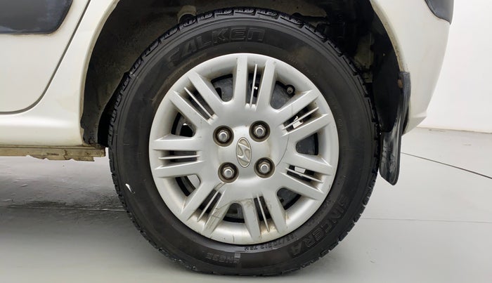 2011 Hyundai Santro Xing GLS, Petrol, Manual, 47,979 km, Left Rear Wheel