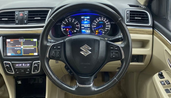 2018 Maruti Ciaz ALPHA 1.5 SHVS PETROL, Petrol, Manual, 36,809 km, Steering Wheel Close Up