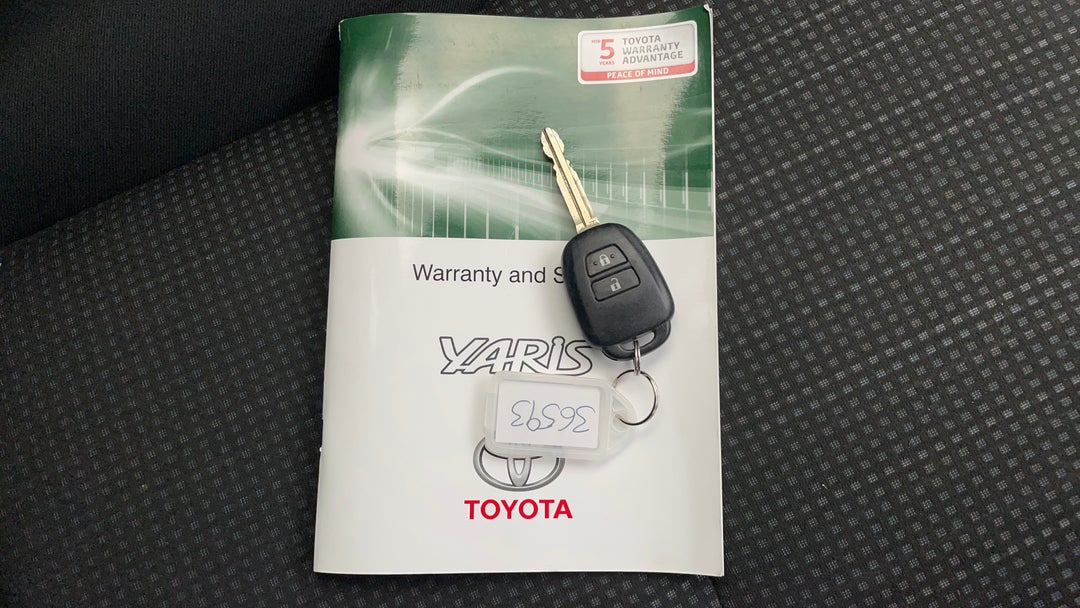 2019 Toyota Yaris Ascent, Automatic, 90275 km, Key Close-up