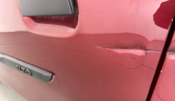 2018 Maruti Alto K10 VXI (O) AMT, Petrol, Automatic, 57,407 km, Rear left door - Slightly dented