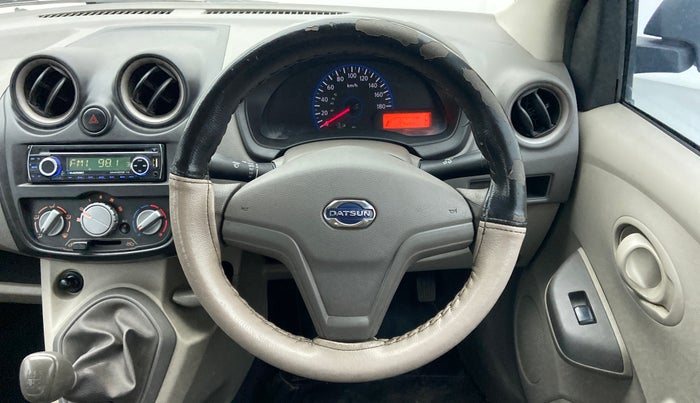 2016 Datsun Go Plus T, Petrol, Manual, 57,672 km, Steering Wheel Close Up