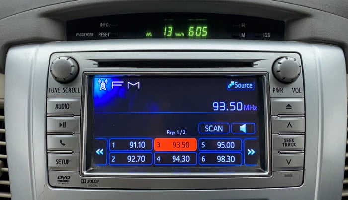 2014 Toyota Innova 2.5 VX 7 STR BS IV, Diesel, Manual, Infotainment System