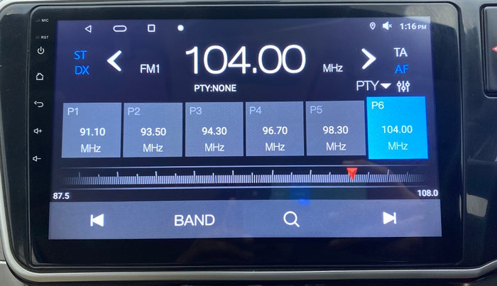 2018 Honda City ZX CVT, CNG, Automatic, 57,705 km, Infotainment System