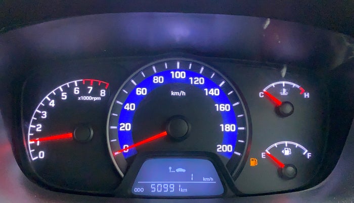2015 Hyundai Xcent S 1.2, Petrol, Manual, 50,990 km, Odometer Image