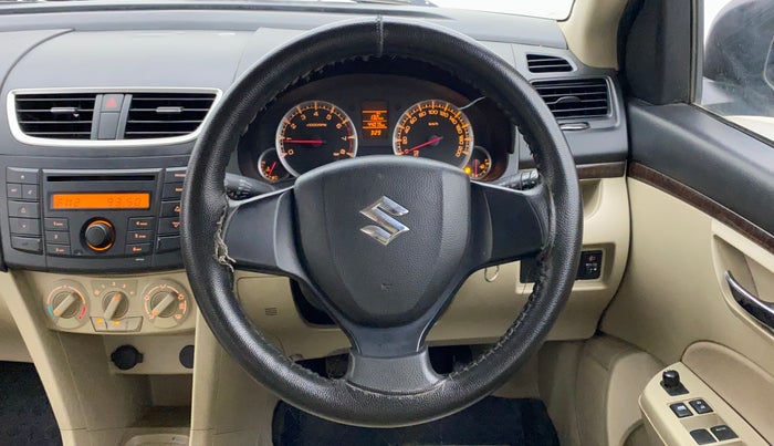 2012 Maruti Swift Dzire VXI, Petrol, Manual, 44,112 km, Steering Wheel Close Up