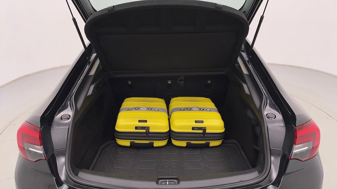 Boot Inside View with Luggage