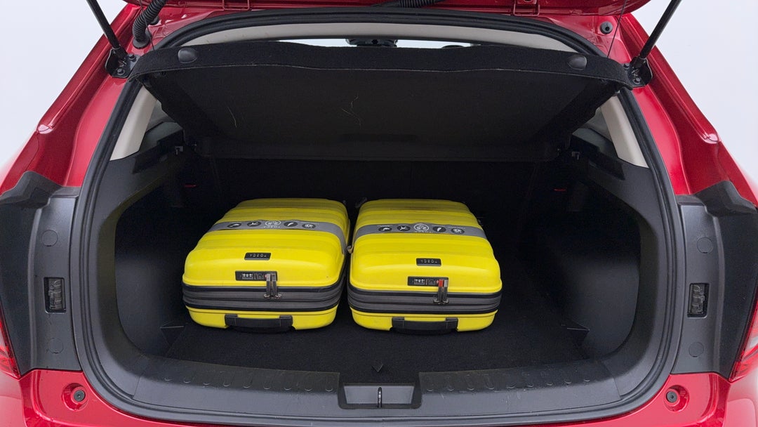 Boot Inside View with Luggage