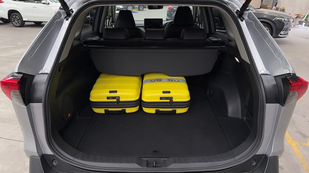 2025 Toyota RAV4 Cruiser (AWD) Hybrid, Automatic, 25230 km, Boot Inside View with Luggage