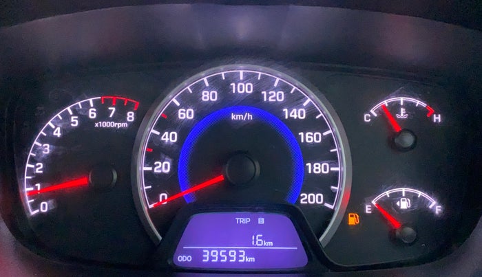 2017 Hyundai Grand i10 SPORTZ 1.2 KAPPA VTVT, Petrol, Manual, 39,494 km, Odometer Image