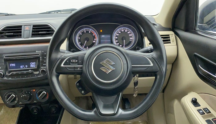 2017 Maruti Dzire VXI, Petrol, Manual, 19,147 km, Steering Wheel Close Up
