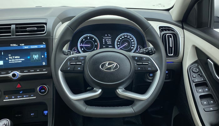 2021 Hyundai Creta SX MT, Diesel, Manual, 3,556 km, Steering Wheel Close Up