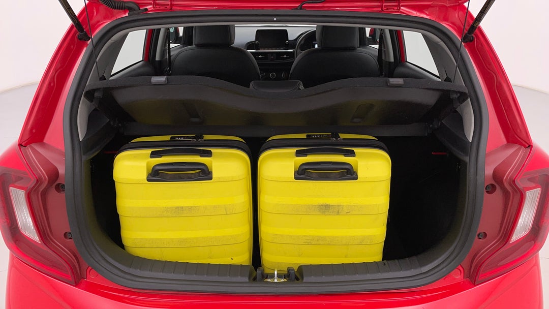 Boot Inside View with Luggage