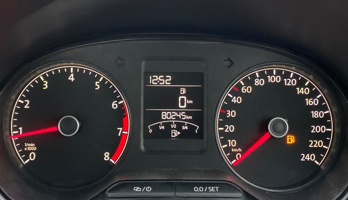 2016 Volkswagen Ameo COMFORTLINE 1.2, Petrol, Manual, 80,244 km, Odometer Image