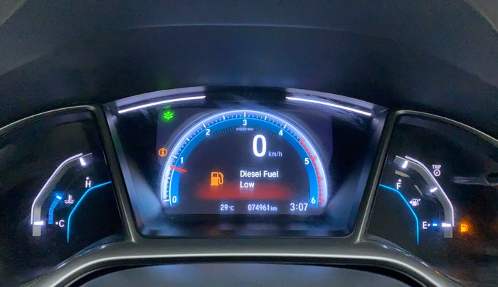 2019 Honda Civic 1.6L I-DTEC ZX MT, Diesel, Manual, 74,961 km, Odometer Image