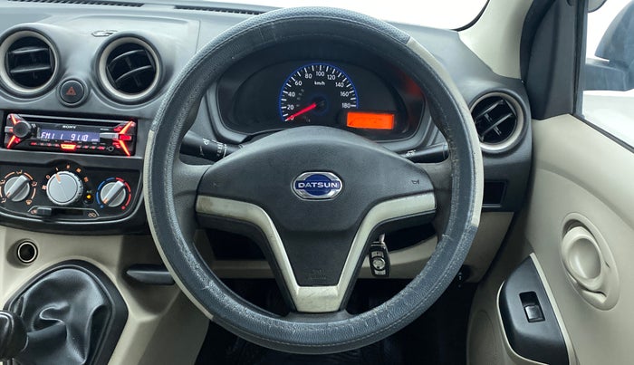 2016 Datsun Go T(O), Petrol, Manual, 98,223 km, Steering Wheel Close Up