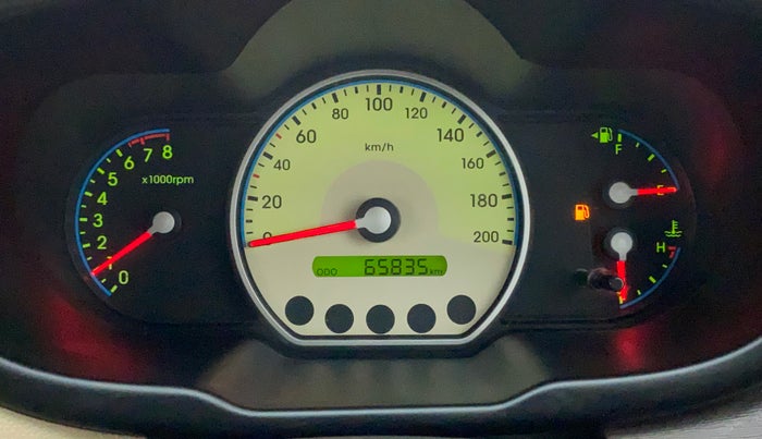 2010 Hyundai i10 SPORTZ 1.2, Petrol, Manual, 65,835 km, Odometer Image