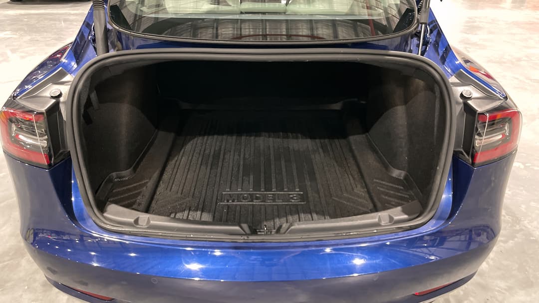 2023 Tesla Model 3 Rear-wheel Drive, Automatic, 54999 km, Boot Inside View