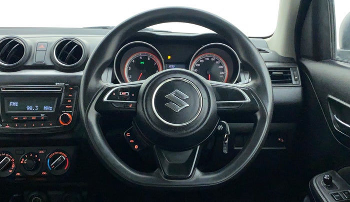 2018 Maruti Swift VXI D, Petrol, Manual, 83,843 km, Steering Wheel Close Up