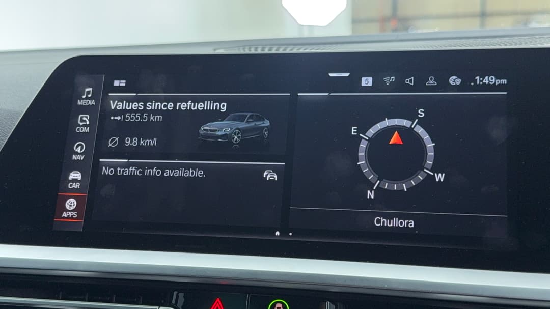 2021 BMW 3 30i M Sport, Automatic, 39496 km, Infotainment System