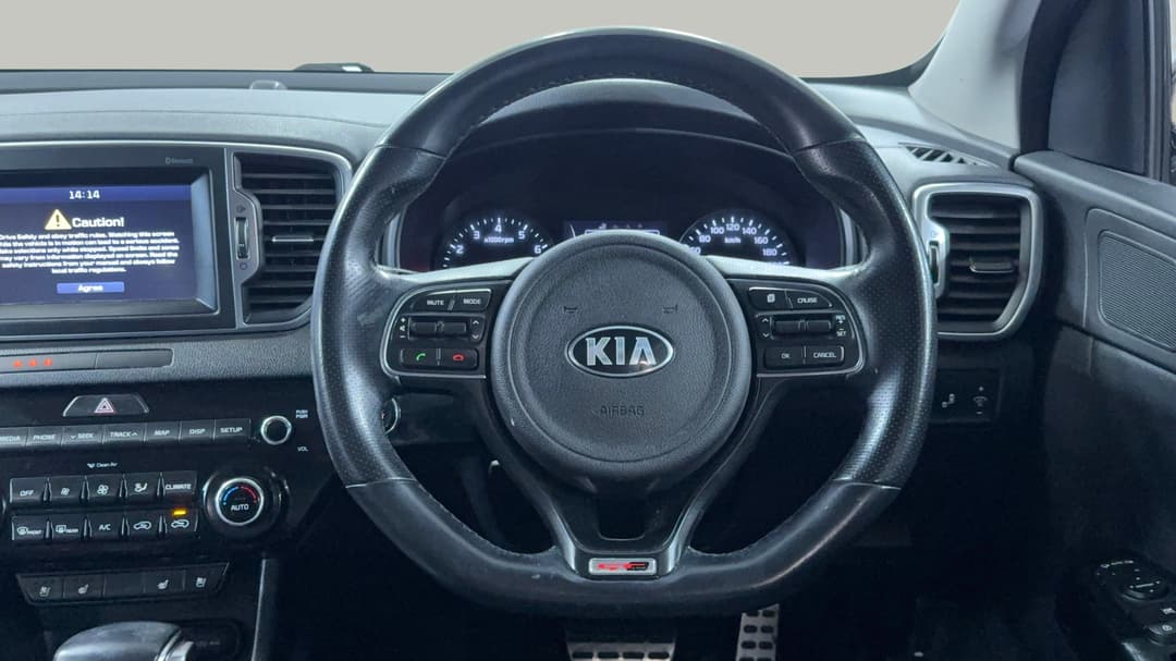 2017 Kia Sportage Gt-line (AWD), Automatic, 136113 km, Steering Wheel Close-up