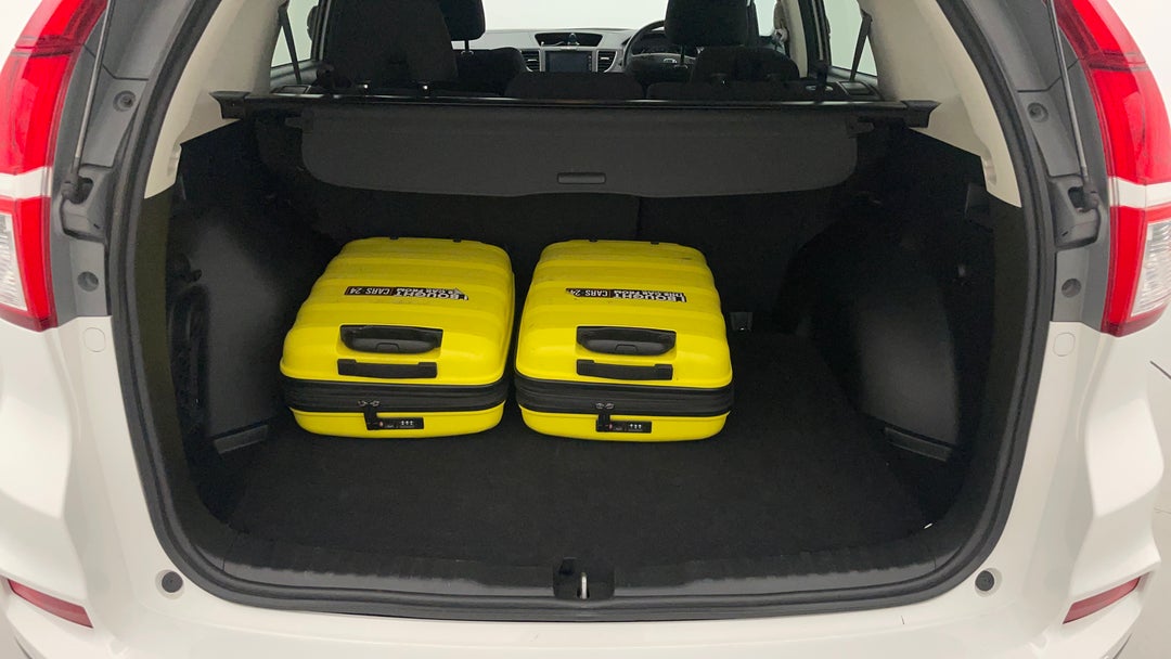 Boot Inside View with Luggage