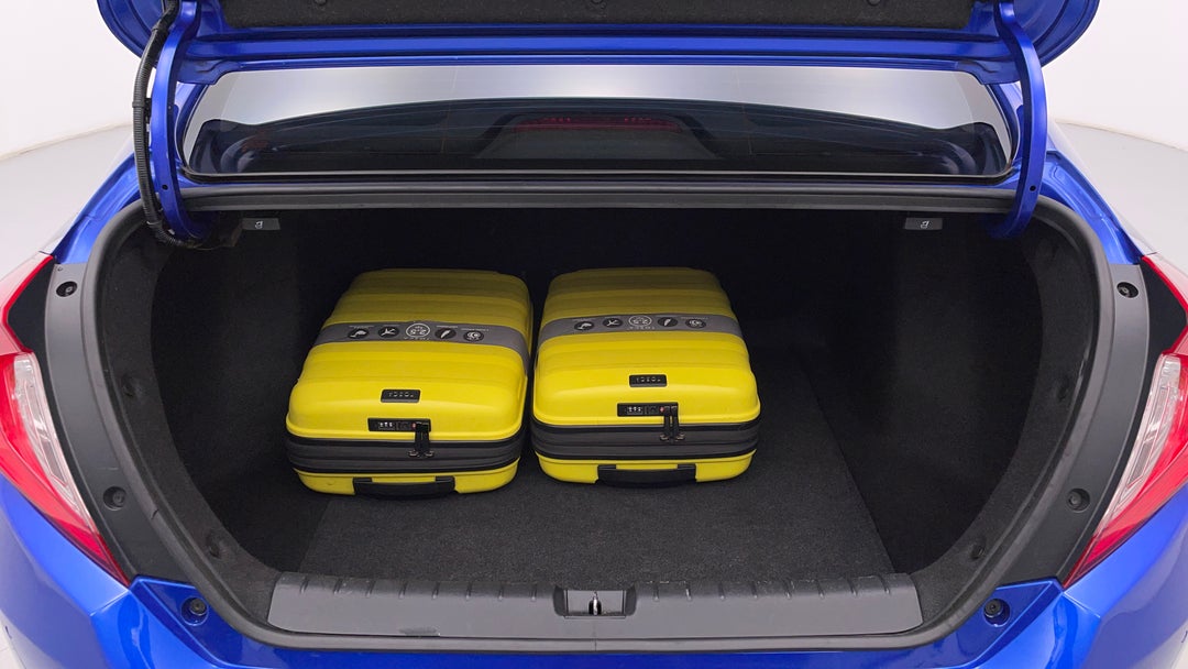 Boot Inside View with Luggage