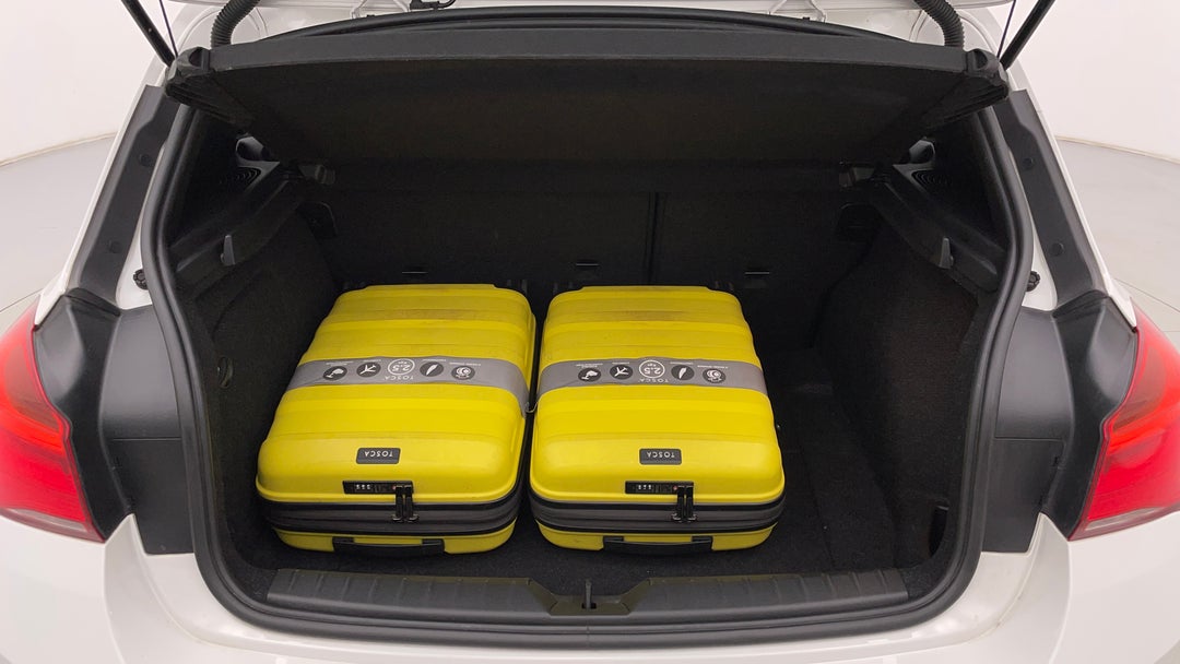 Boot Inside View with Luggage