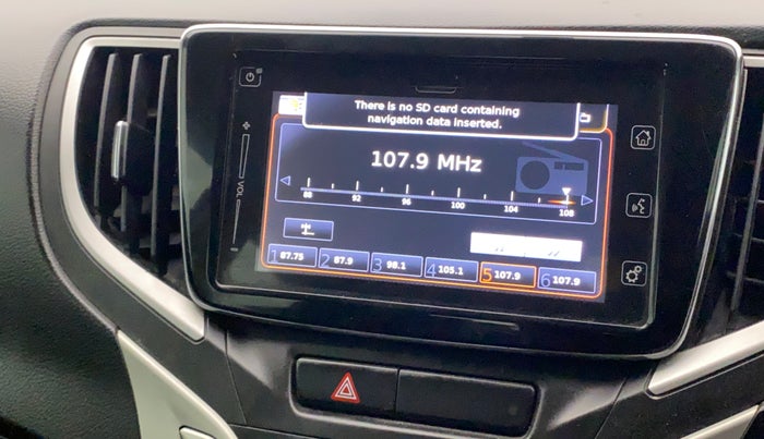 2017 Maruti Baleno RS 1.0 PETROL, Petrol, Manual, 93,802 km, Infotainment system - GPS Card not working/missing