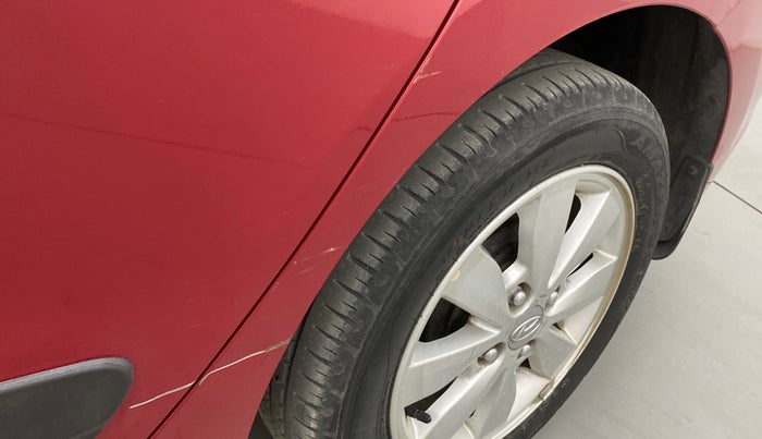 2014 Hyundai Xcent S (O) 1.2, Petrol, Manual, 23,904 km, Left quarter panel - Minor scratches
