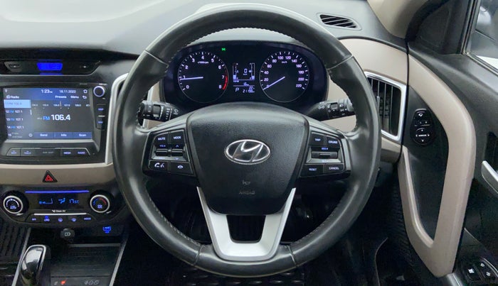 2018 Hyundai Creta 1.6 VTVT SX AUTO, Petrol, Automatic, 21,252 km, Steering Wheel Close Up
