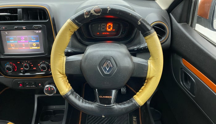 2018 Renault Kwid CLIMBER 1.0 AMT, Petrol, Automatic, 87,072 km, Steering Wheel Close Up