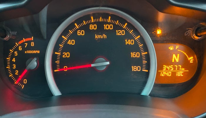 2016 Maruti Celerio ZXI AMT, Petrol, Automatic, 34,577 km, Odometer Image