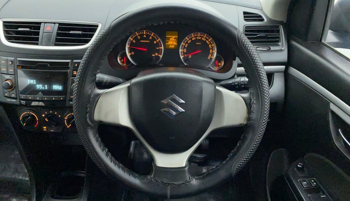 2014 Maruti Swift VXI D, Petrol, Manual, 30,174 km, Steering Wheel Close Up
