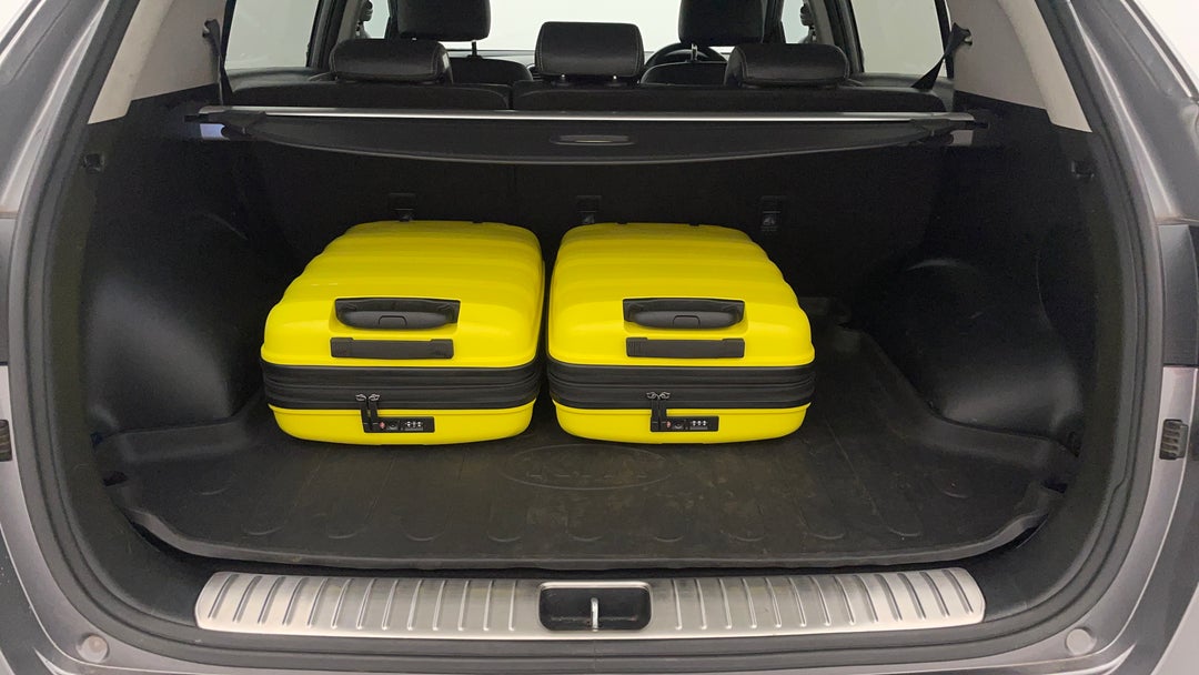 Boot Inside View with Luggage